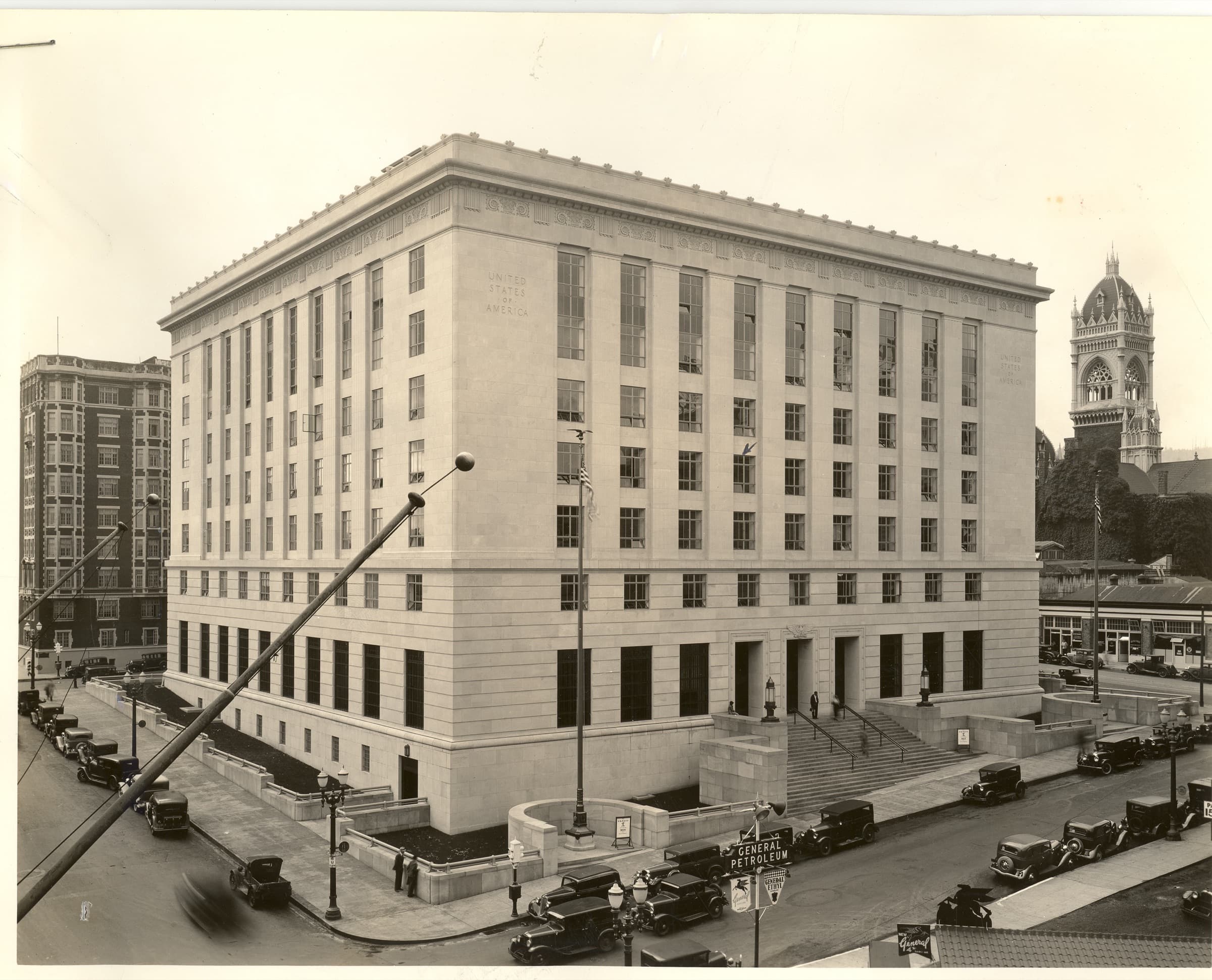 United States Courthouse, Portland, Oregon, shortly after completion